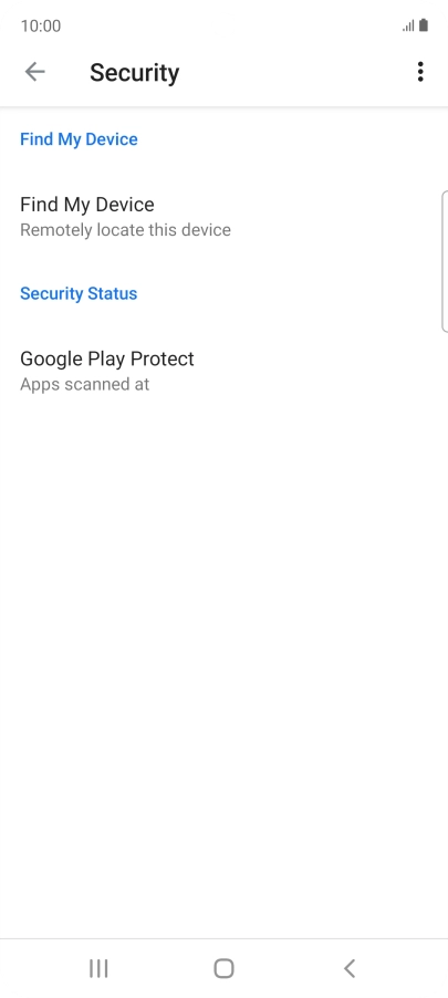 Press Find My Device.