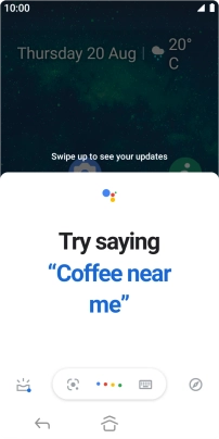 Say, in your own words, what you would like your phone to do, e.g.: OPEN [application], CALL [contact], SEARCH FOR [information]. It's not necessary to use a specific command for each function.