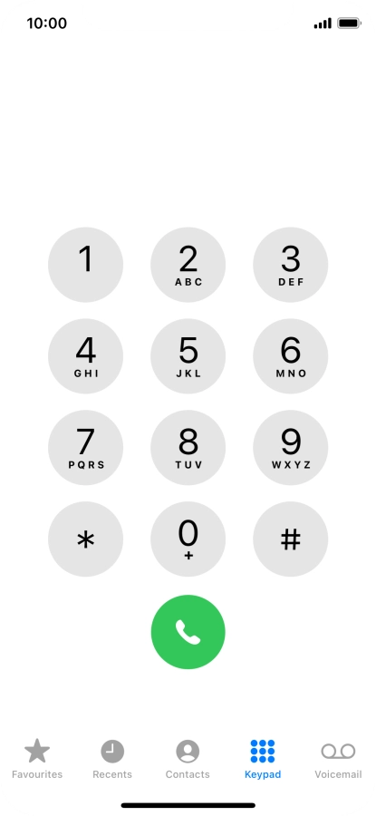 Press Recents.