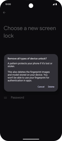 Press Delete.
