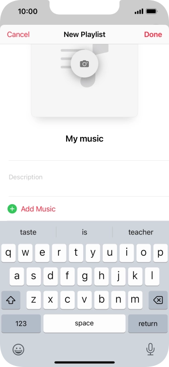 Press Add Music.