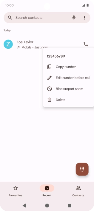 Press Block/report spam.