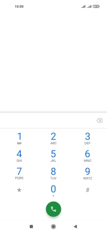 Press the Home key to return to the home screen.