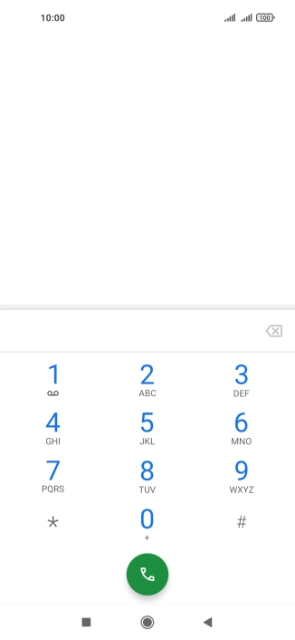 Press the Home key to return to the home screen.