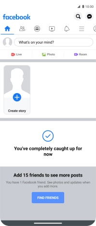 Press the text input field.