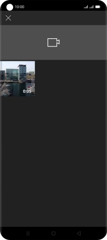 Press the required video clip.