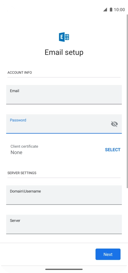 To turn on the function, press SELECT and follow the instructions on the screen to install the required certificate.