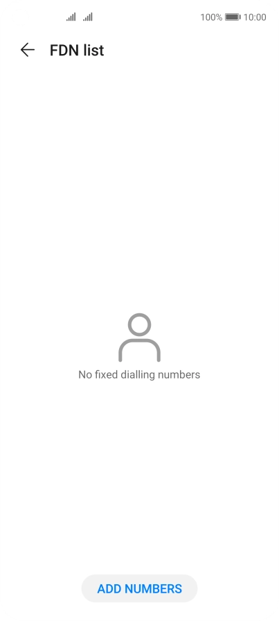 Press ADD NUMBERS.