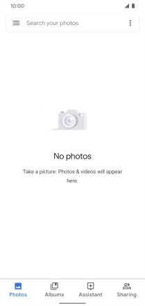 Press Albums and go to the required folder.