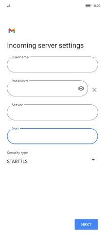Press the drop down list below 