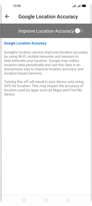 If you press the indicator next to 