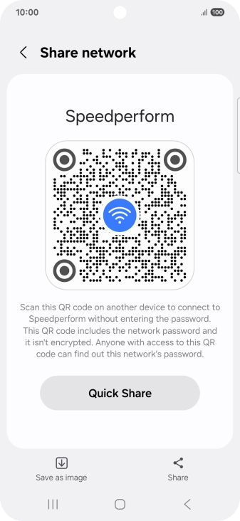 Place the QR code inside the camera frame on the other device to scan the code.