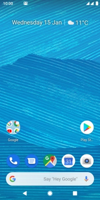 The email message icon shows that you've received a new email message.