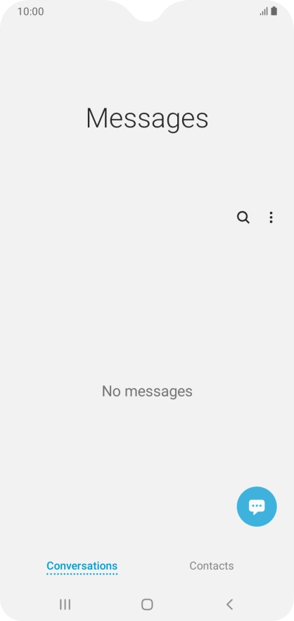 Press the new message icon.