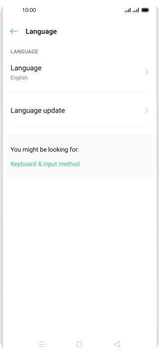 Press Language.