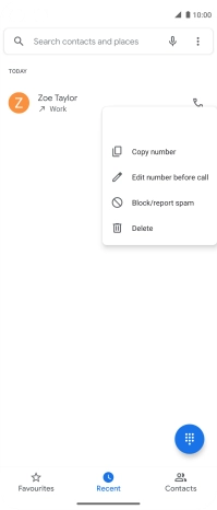 Press Block/report spam.