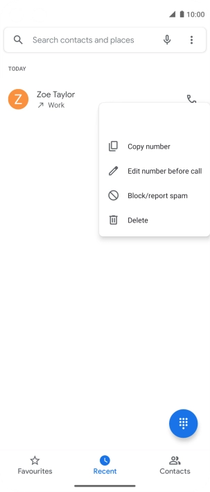 Press Block/report spam.