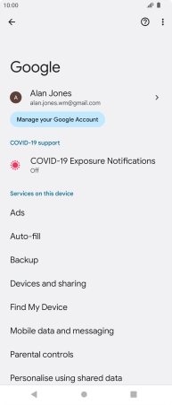 Press Find My Device.