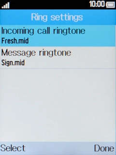 Select Message ringtone.