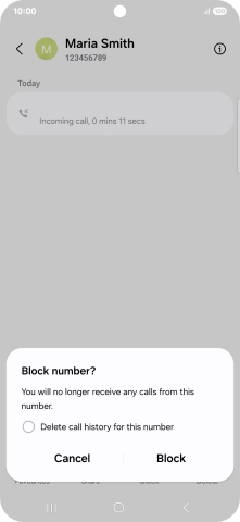 Press Block.