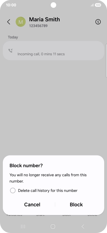 Press Block.