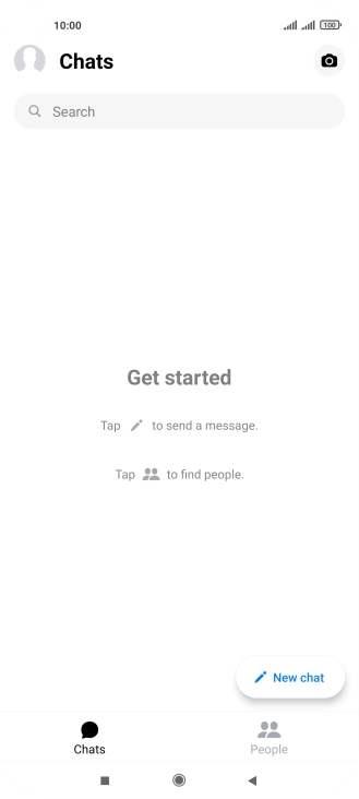 Press New chat.