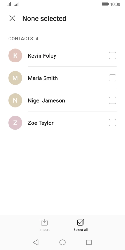 Press Select all.