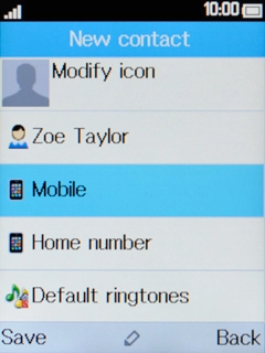 Select Mobile and key in the required phone number.