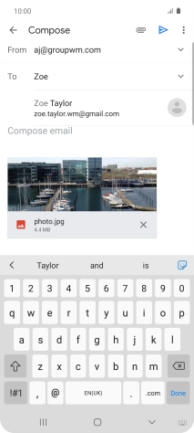 Press the required contact.