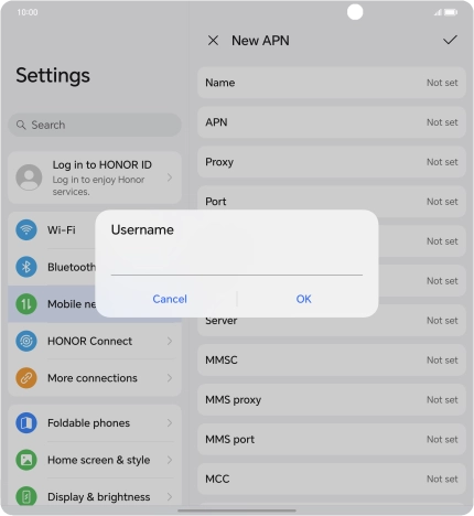 Key in wap and press OK.