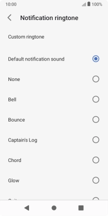 Press the required message tones to hear them.