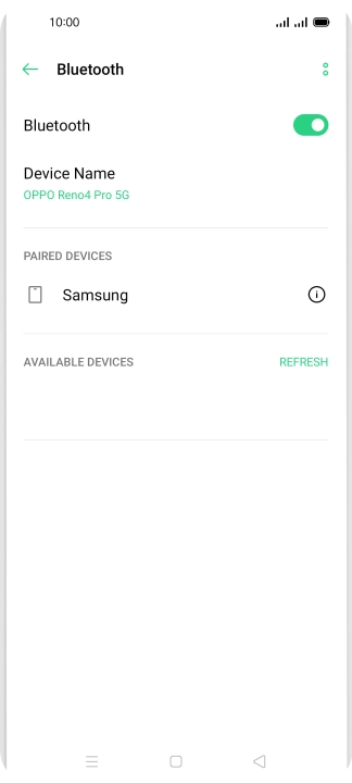 Press the Home key to return to the home screen.