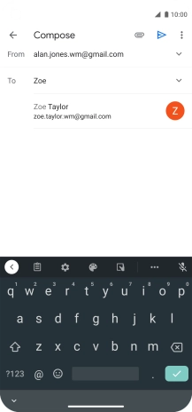 Press the required contact.
