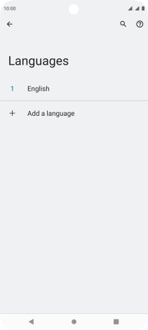Press Add a language.