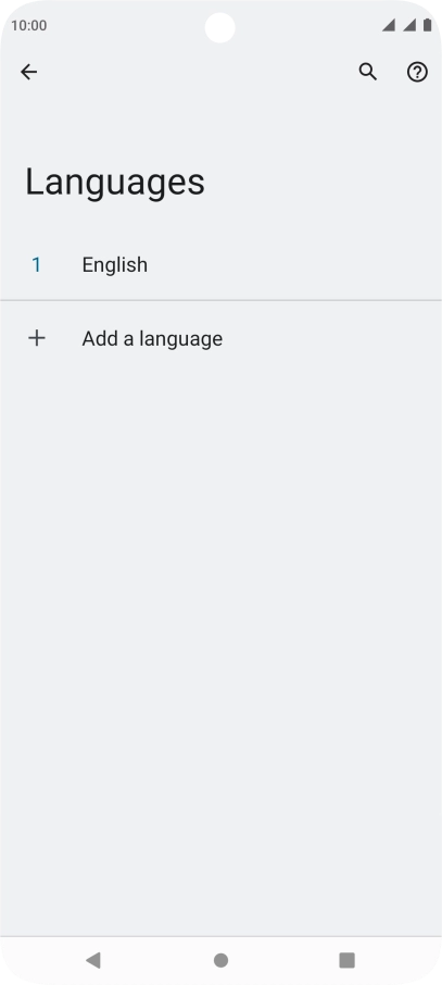 Press Add a language.