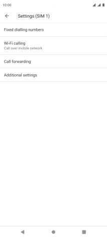 Press Additional settings.