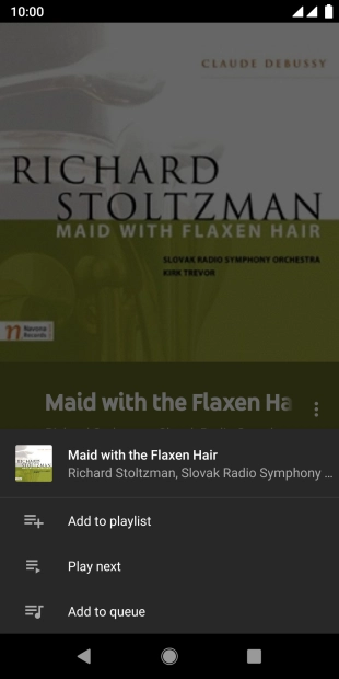 Press Add to playlist.