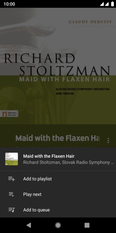 Press Add to playlist.