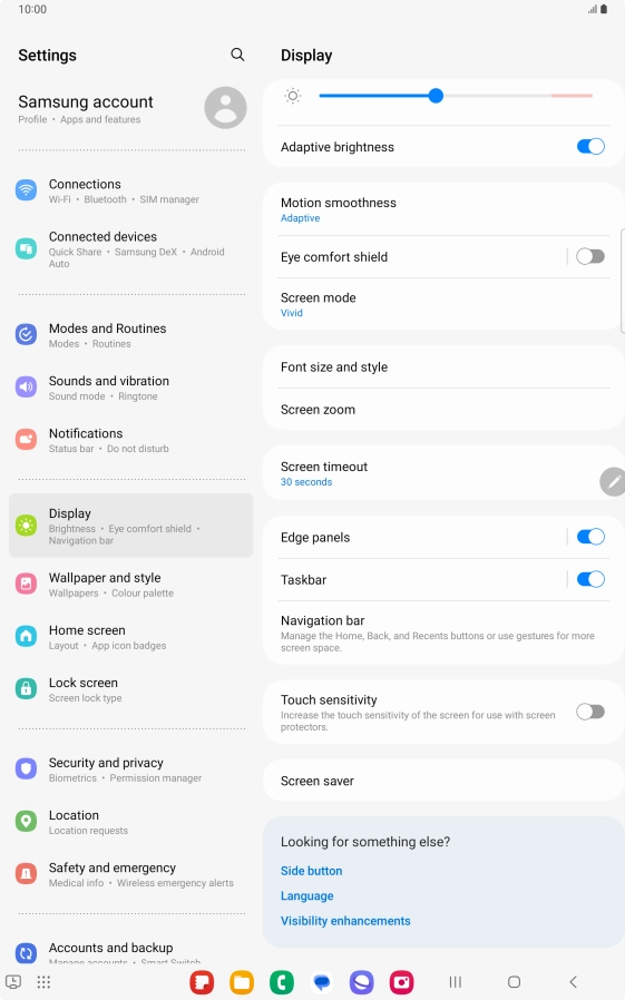 Press the Home key to return to the home screen.