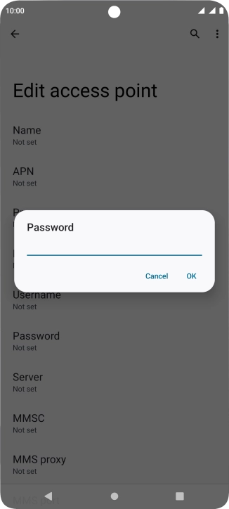 Key in wap and press OK.
