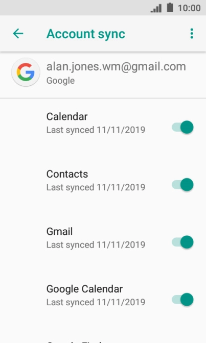 Press the Home key to return to the home screen.