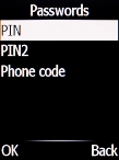 Select PIN.