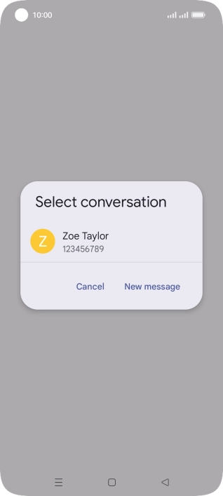 Press New message.