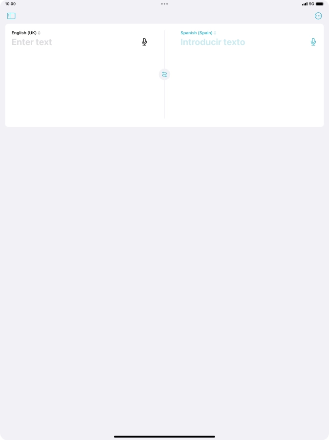 Press the first drop down list.