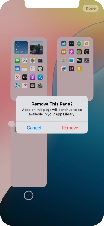 Press Remove.