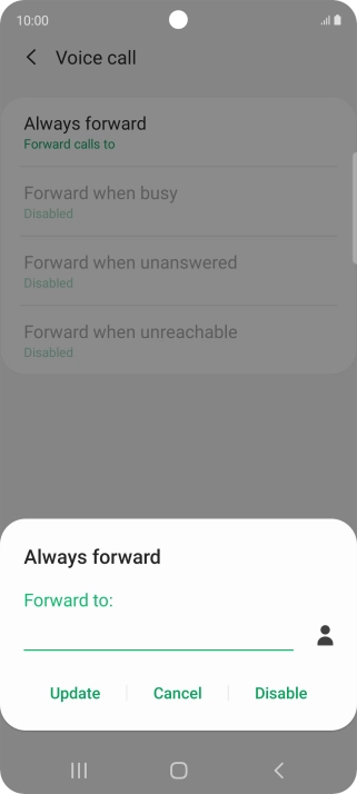 Press Disable.