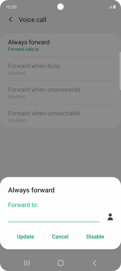 Press Disable.
