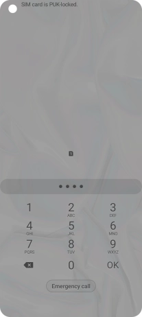 Key in a new four-digit PIN and press OK.