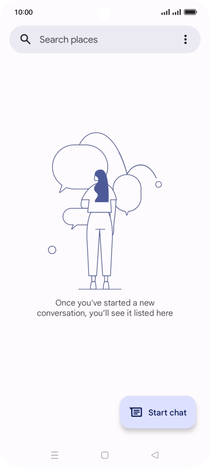 Press Start chat.