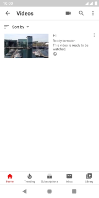 Press the search icon.